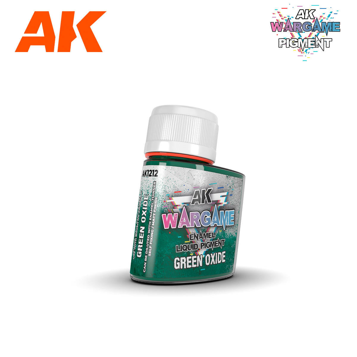 AK Interactive Enamel Liquid Pigments Green Oxide AK1212
